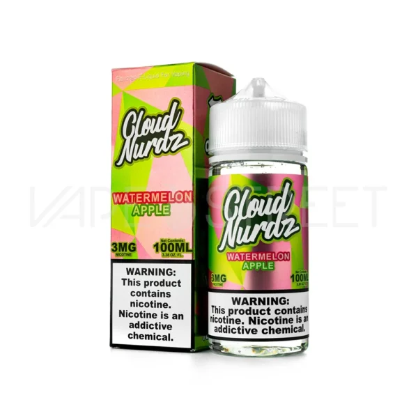 CLOUD NURDZ TFN WATERMELON APPLE (100ML) - Image 2